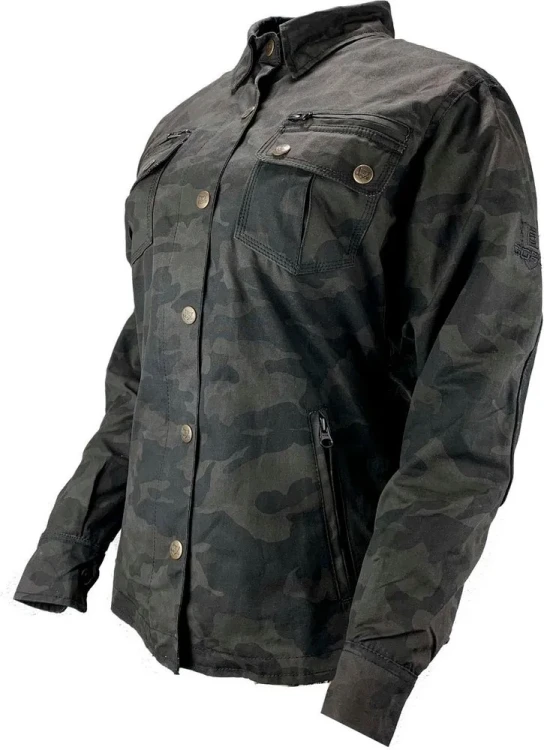 Мотокуртка текстильная женская Bores Military Jack