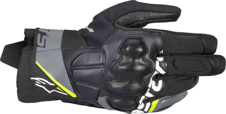 Мотоперчатки для города, спорта и туринга Alpinestars Corozal V3 Drystar Черный/Серый/Желтый 3520525-1389-S
