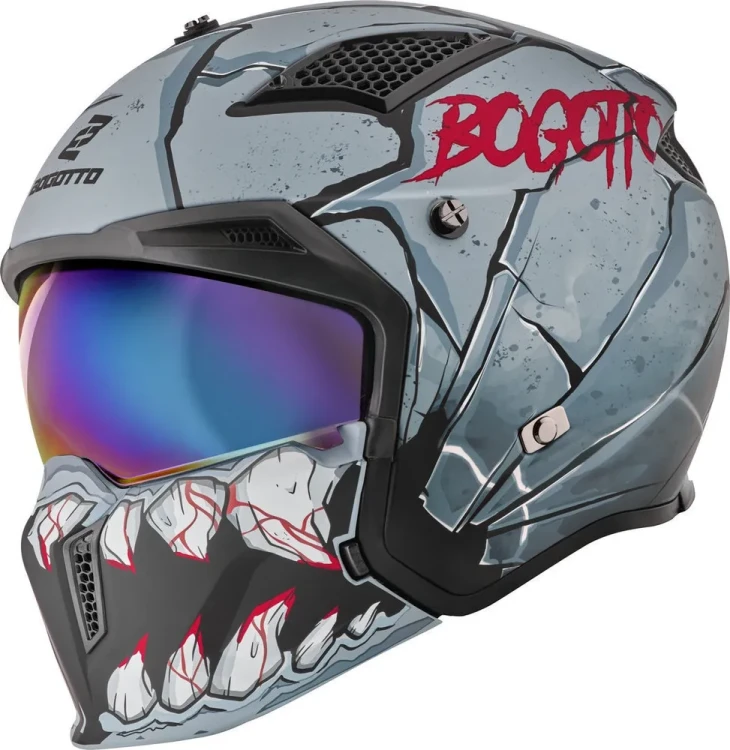 Мотошлем открытый Bogotto Radic Onix 22.06