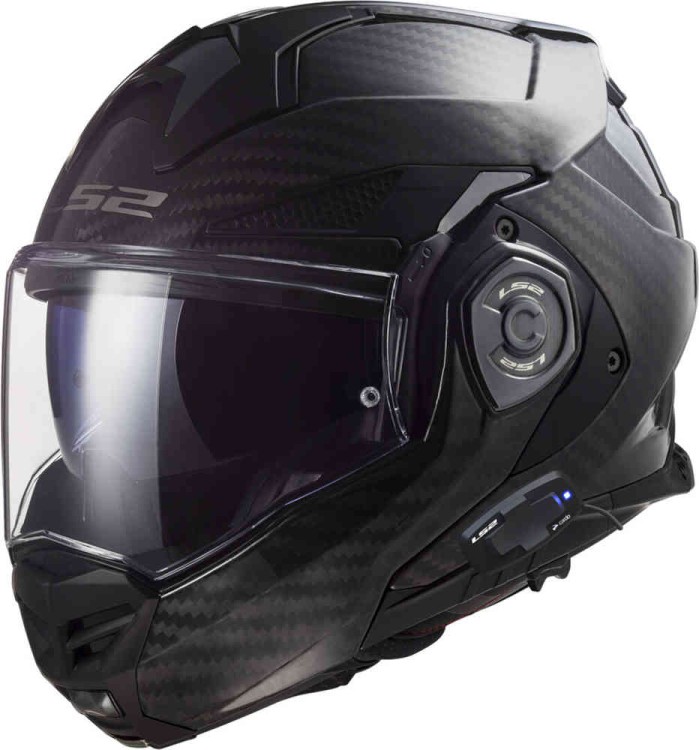 Мотошлем модуляр LS2 FF901 Advant X Carbon - LS2 Intercom 4X
