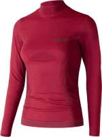 термобелье - майка женская Lenz 6.0 Merino Turtle Neck тёмно-красный 244-33
