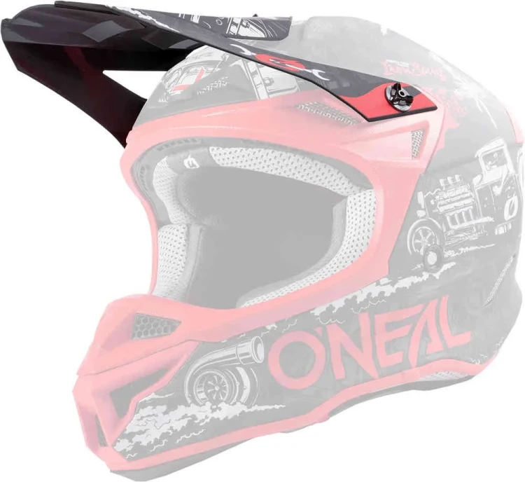 Oneal 5Series Polyacrylite HR Черный/Красный 0628-130