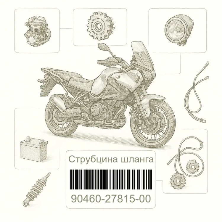 90460-27815-00 Струбцина шланга, Yamaha Номер детали 90460-27815-00, 904602781500, 90460-27815, 9046027815, 90460 27815