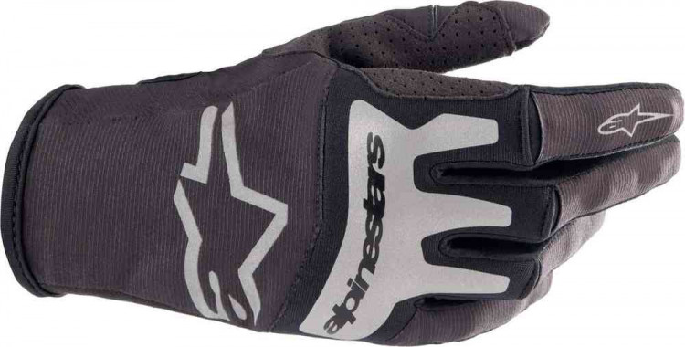Мотоперчатки для мотокросса и эндуро Alpinestars Techstar Черный/Серый 3561023-1419-S