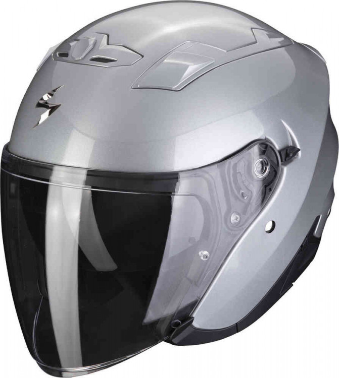 Мотошлем открытый Scorpion EXO-230 Solid Серебристый 23-100-11-07