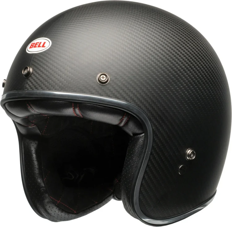 Мотошлем открытый Bell Custom 500 Carbon Solid
