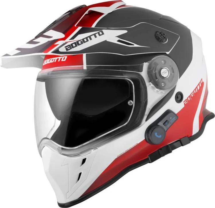 Мотошлем для мотокросса и эндуро Bogotto H331 BT Tour EVO