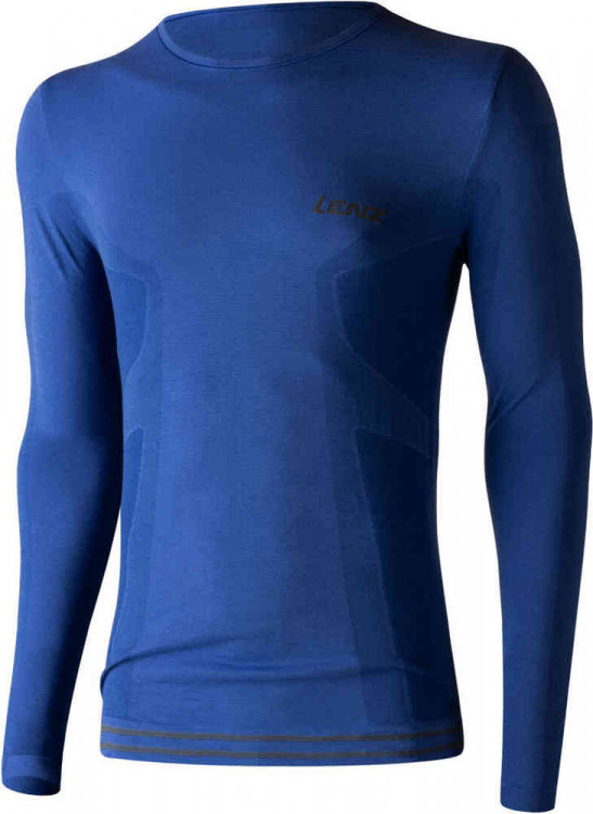термобелье - майка Lenz 6.0 Merino Crew Neck синий 293-35