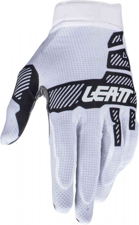 Мотоперчатки для мотокросса и эндуро Leatt 1.5 GripR 2024 Белый/Черный DL6022-013-S