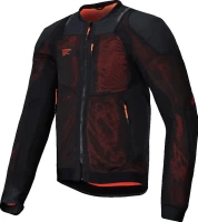 Мотозащита Alpinestars Troop-Air Pro Черный/неоново-красный 3301125-1030