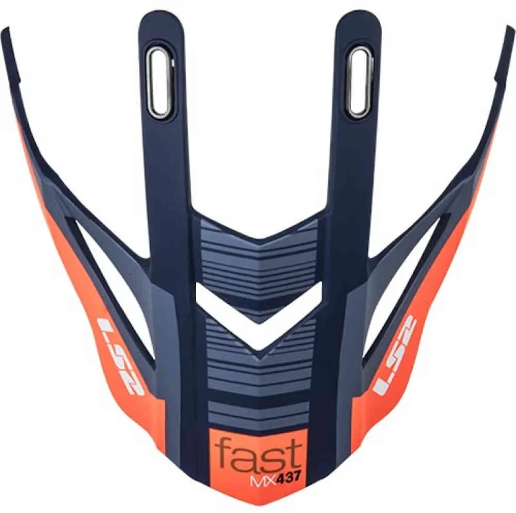 LS2 MX437 Fast Evo Синий/Оранжевый 800437PEK31