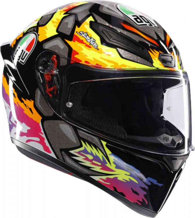 Мотошлем интеграл AGV K-1 S Bezzecchi 2023  18394001-039-XS