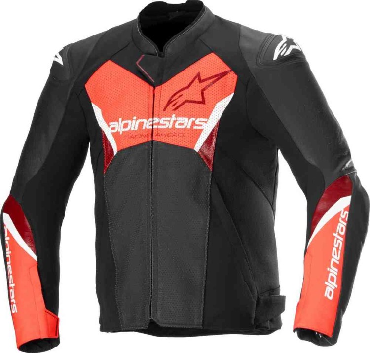 Мотокуртка кожаная мужская Alpinestars Faster V3 Airflow