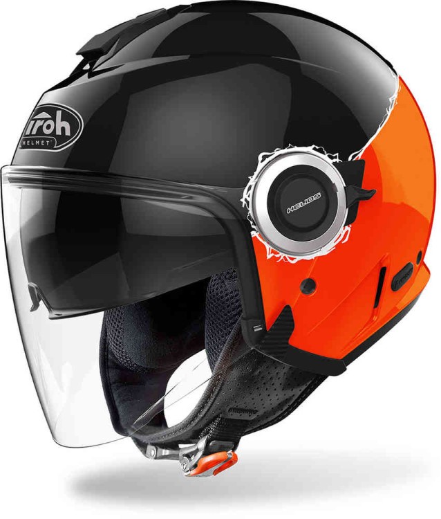 Мотошлем открытый Airoh Helios Fluo