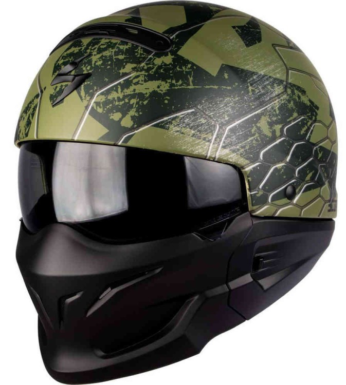 Мотошлем открытый Scorpion Exo Combat Ratnik