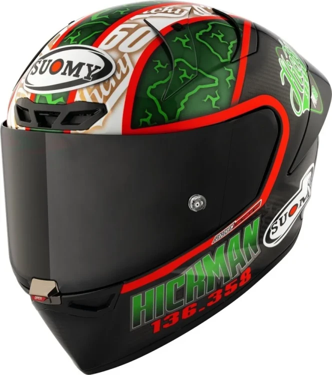 Мотошлем интеграл Suomy S1-XR GP Hickman Replica 2024
