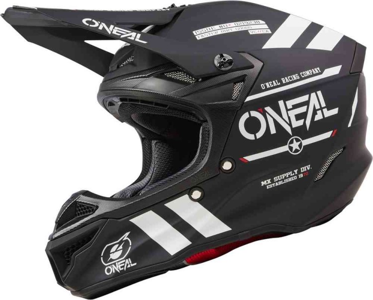 Мотошлем для мотокросса и эндуро Oneal 5SRS Polyacrylite Warhawk