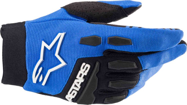 Мотоперчатки для мотокросса и эндуро Alpinestars Full Bore Синий/Черный 3563622-713-S