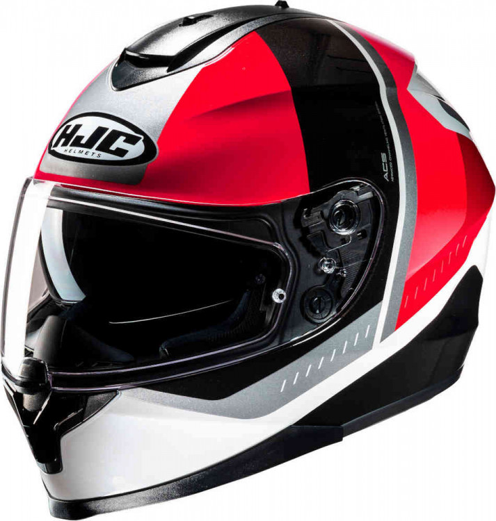 Мотошлем интеграл HJC C70N Alia Белый/Черный/Красный 18460110