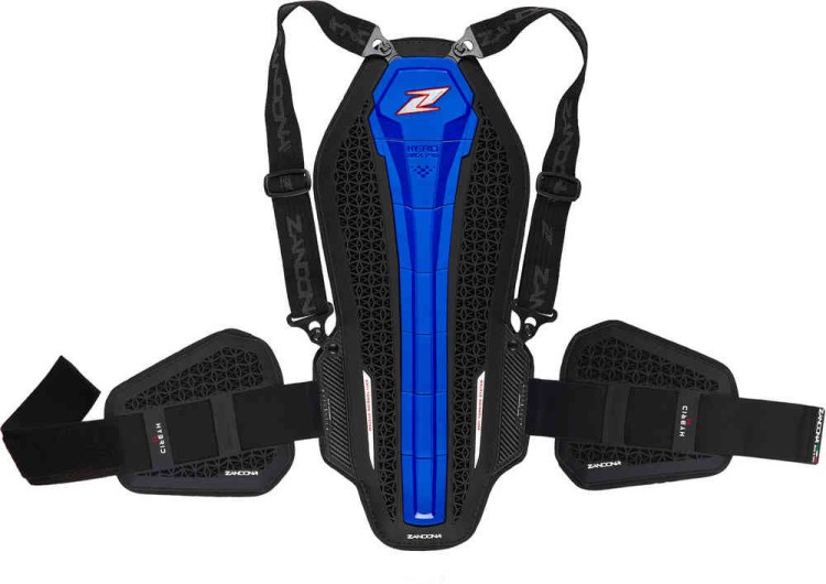 Мотозащита Zandona Hybrid Back Pro RS X7 Черный/Синий 1307RSBEUNBK