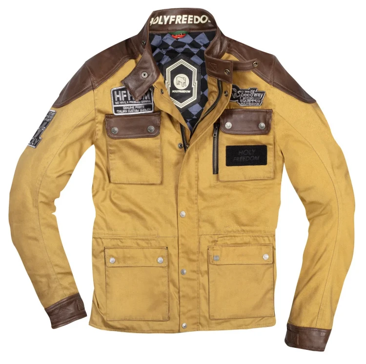 Мотокуртка текстильная HolyFreedom Quattro Waxed Evo
