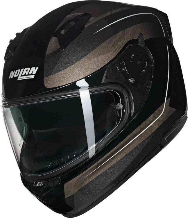 Мотошлем интеграл Nolan N60-6 Ermetico Черный/Коричневый N660007223449