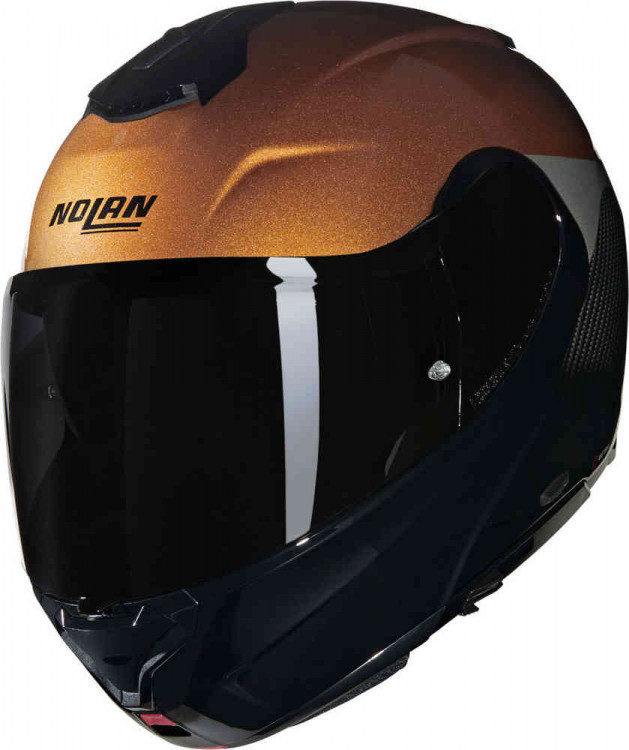 Мотошлем интеграл Nolan X-1005 Ultra Carbon Verniciatura Speciale N-Com черный/охра U150007303439