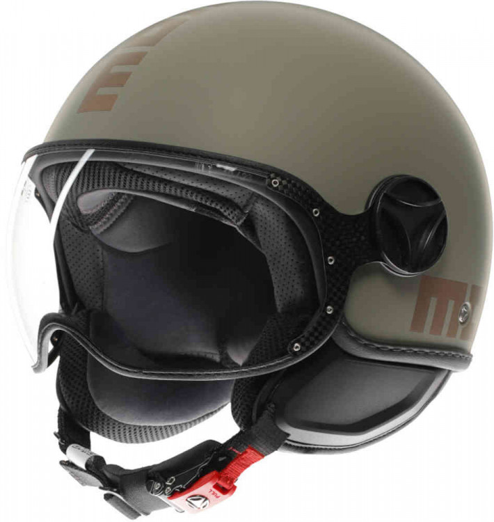 Мотошлем открытый MOMO FGTR Classic Flip Матовый зеленый 184A7001-013-XS