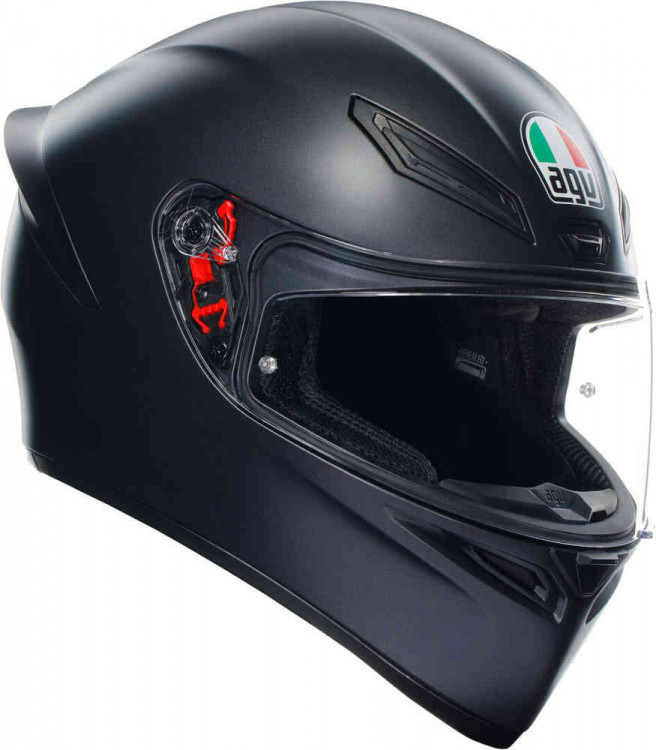Мотошлем интеграл AGV K-1 S Mono Черный матовый 18394001-029-XS