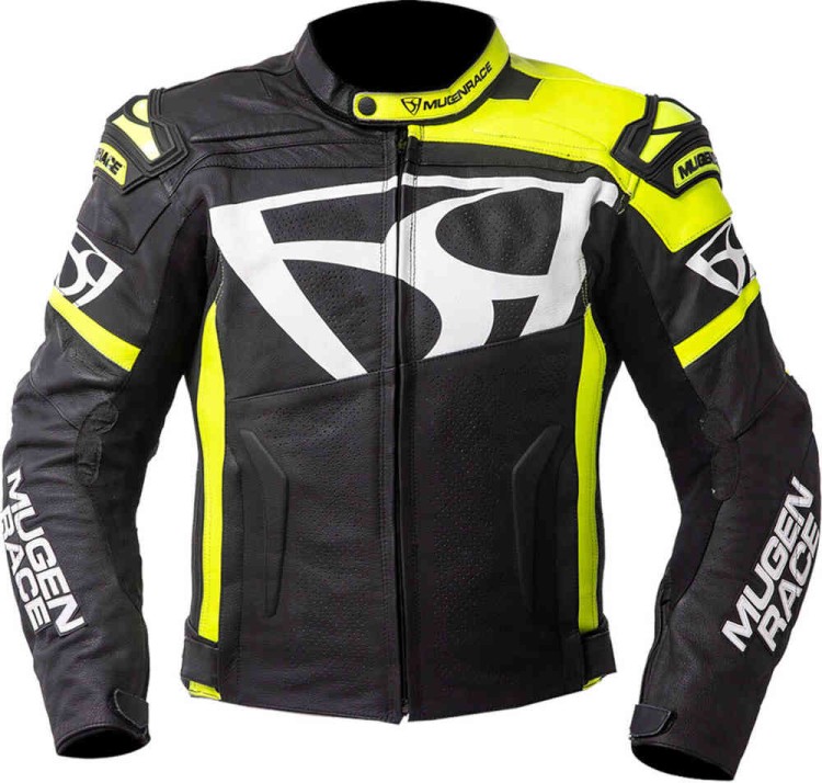 Мотокуртка кожаная мужская MUGENRACE Aggressore