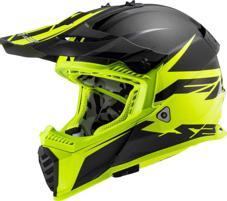 Мотошлем для мотокросса и эндуро LS2 MX437 Fast Evo Roar