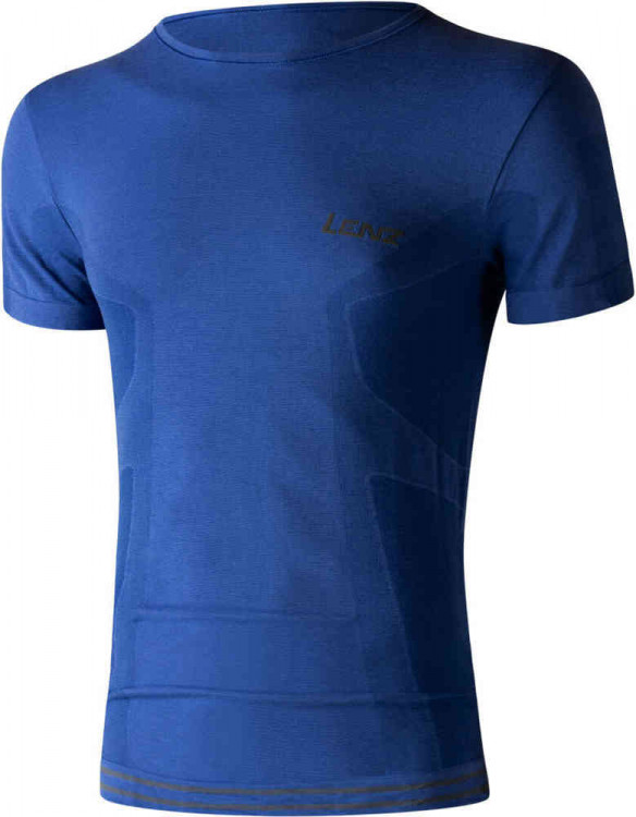 термобелье - майка Lenz 6.0 Merino Round Neck синий 295-33
