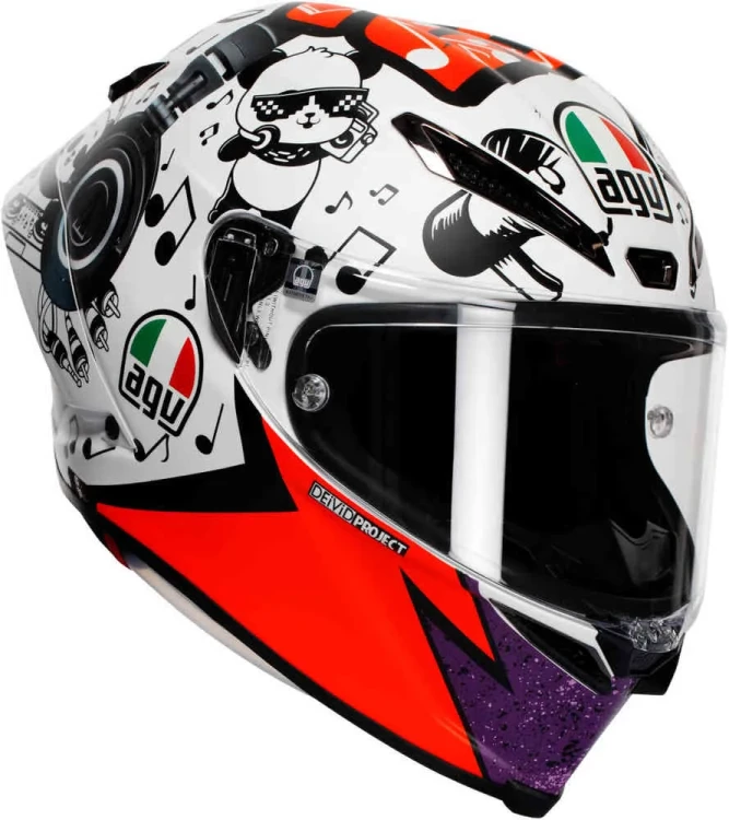 Мотошлем интеграл AGV Pista GP RR Guevara Motegi 22