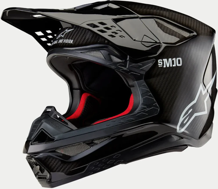 Мотошлем для мотокросса и эндуро Alpinestars Supertech S-M10 Solid 2024