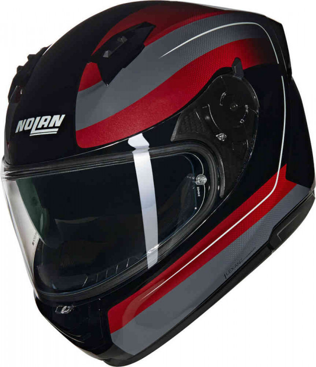 Мотошлем интеграл Nolan N60-6 Ermetico Черный/Серый/Красный N660007223459