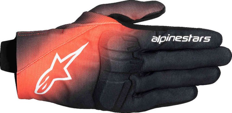 Мотоперчатки для города, спорта и туринга Alpinestars Reef V2 чёрный/неоново-красный 3560825-1321-S