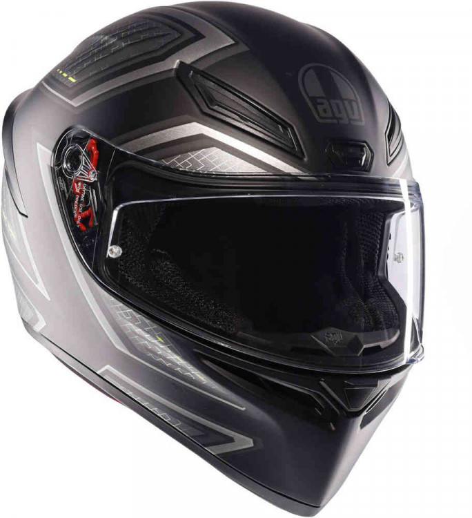 Мотошлем интеграл AGV K1-S Sling Черный матовый/Серый 18394001-037-M