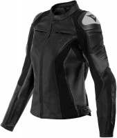 Мотокуртка кожаная женская Dainese Racing 4 чёрный 2533848-631-40
