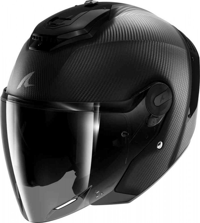 Мотошлем открытый Shark RS Jet Full Carbon Черный матовый HE8205E-DMA-XS