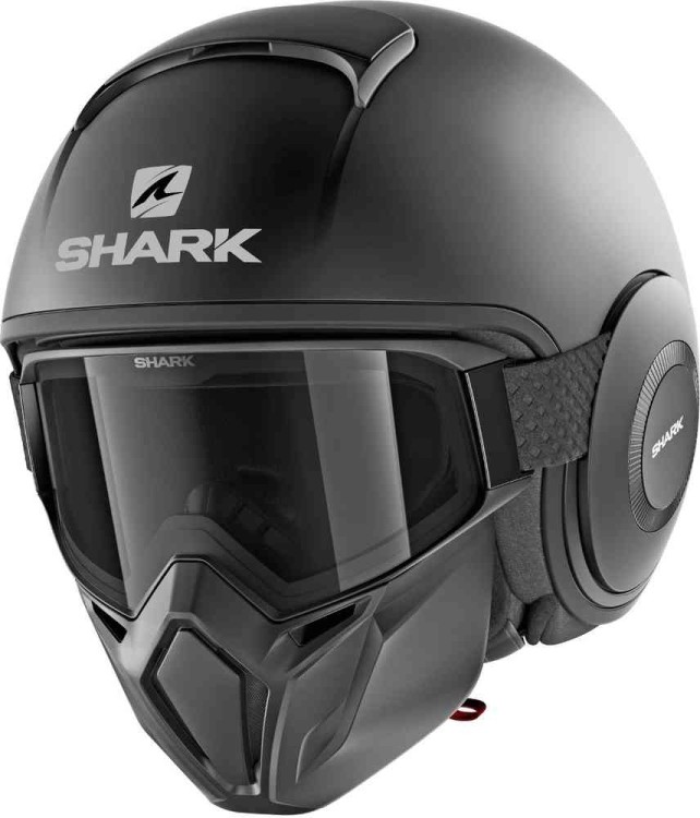 Мотошлем открытый Shark Street-Drak Blank Mat