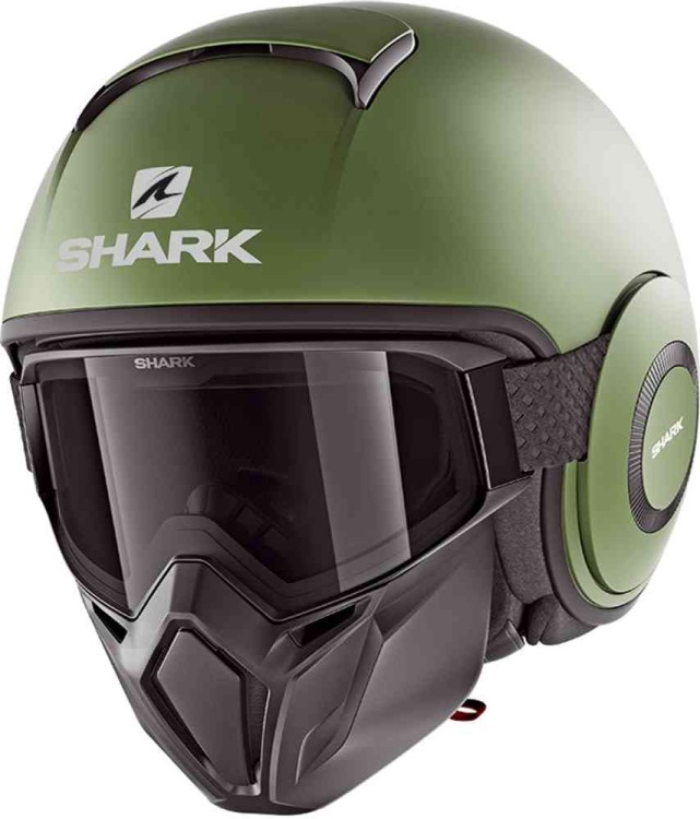 Мотошлем открытый Shark Street-Drak Blank Mat