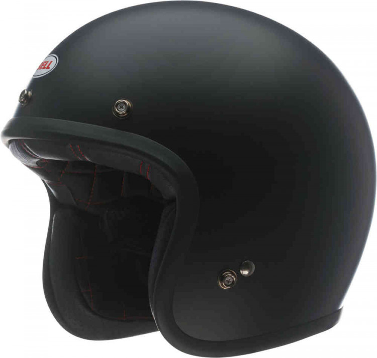 Мотошлем открытый Bell Custom 500 Solid 06 Черный матовый 8009198012