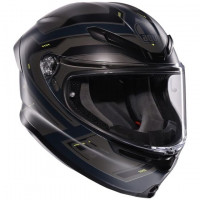 Мотошлем интеграл AGV K6S MPLK ECE 22.06 ENHANCE MATT GREY/YELLOW FLUO