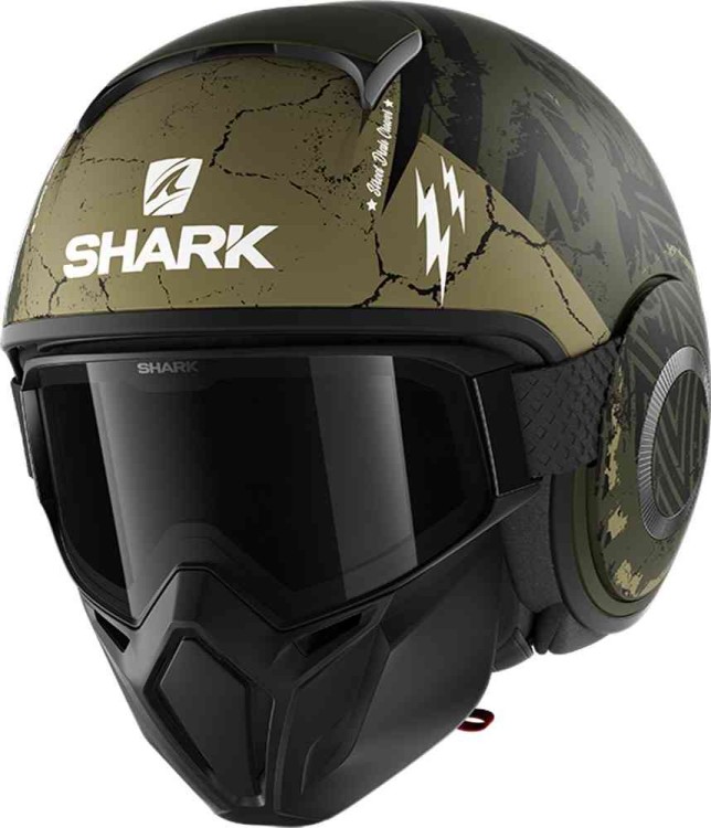 Мотошлем открытый Shark Street-Drak Crower