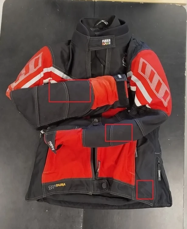 женская мотоэкипировка Rukka Air-Ya Gore-Tex Damen Motorrad Черный/Красный 2099900319525