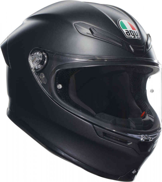 Мотошлем интеграл AGV K6 S Черный матовый 