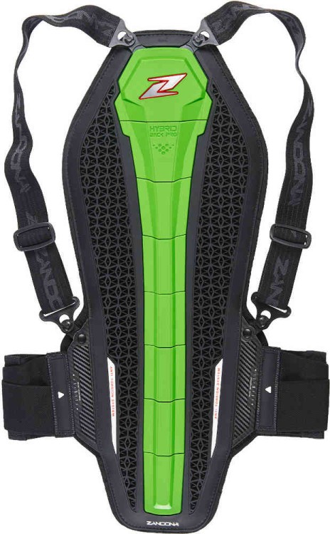 Мотозащита Zandona Hybrid Back Pro X8 Зеленый 1308GNBK