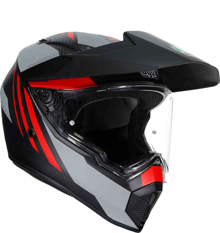 Мотошлем для мотокросса и эндуро AGV AX-9 Refractive  7631A2LY-014-XXL