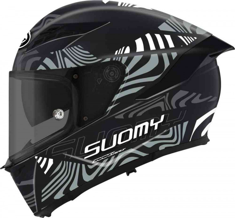 Мотошлем интеграл Suomy Stellar 2 Molten Черный/Серый K6SS0004.2