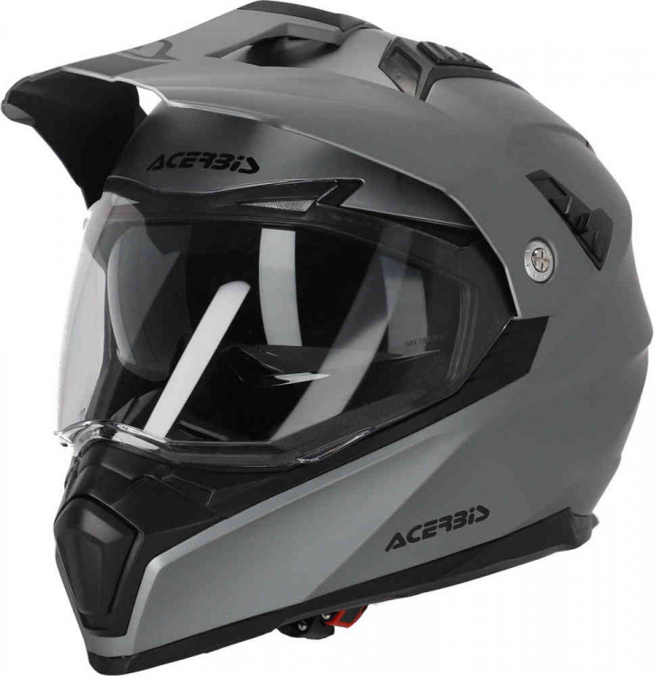 Мотошлем для мотокросса и эндуро Acerbis Flip FS-606 2023 Серый 0025107.070.061